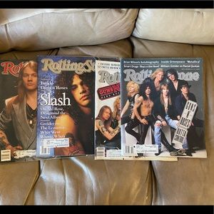 4 issues Guns N Roses, Slash, Axl Rose covers